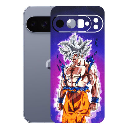 Google Pixel Phone Skins (All Models) - Goku Purple Anime - 3D Embossed Finish (L-147) Google Pixel 10 Pro XL
