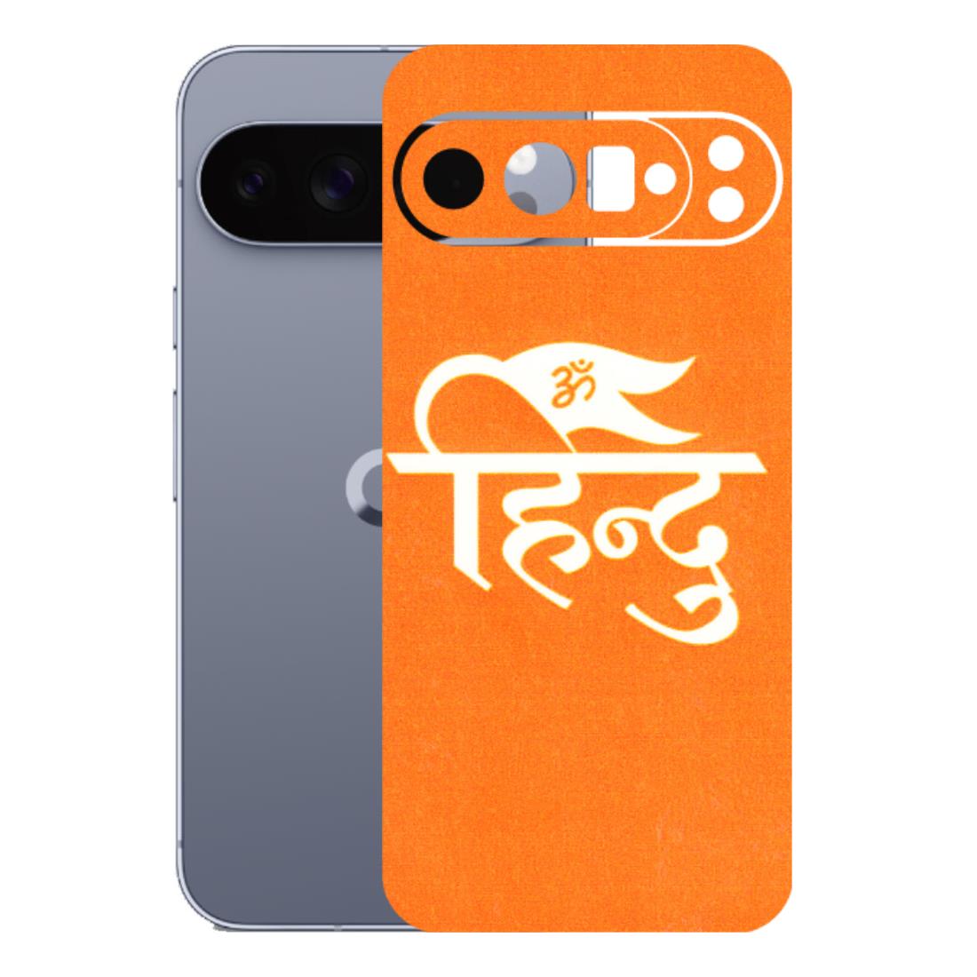 Google Pixel Phone Skins (All Models) - Hindu Kesari - 3D Embossed Finish (L-154) Google Pixel 10 Pro XL