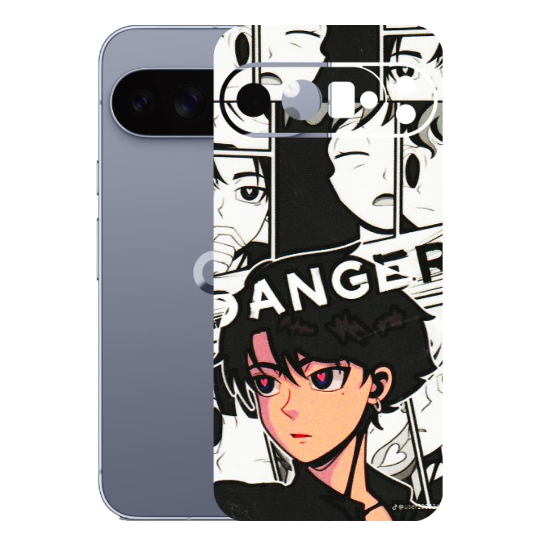 Google Pixel Phone Skins (All Models) - Danger Anime - 3D Embossed Finish (L-155) Google Pixel 10 Pro XL