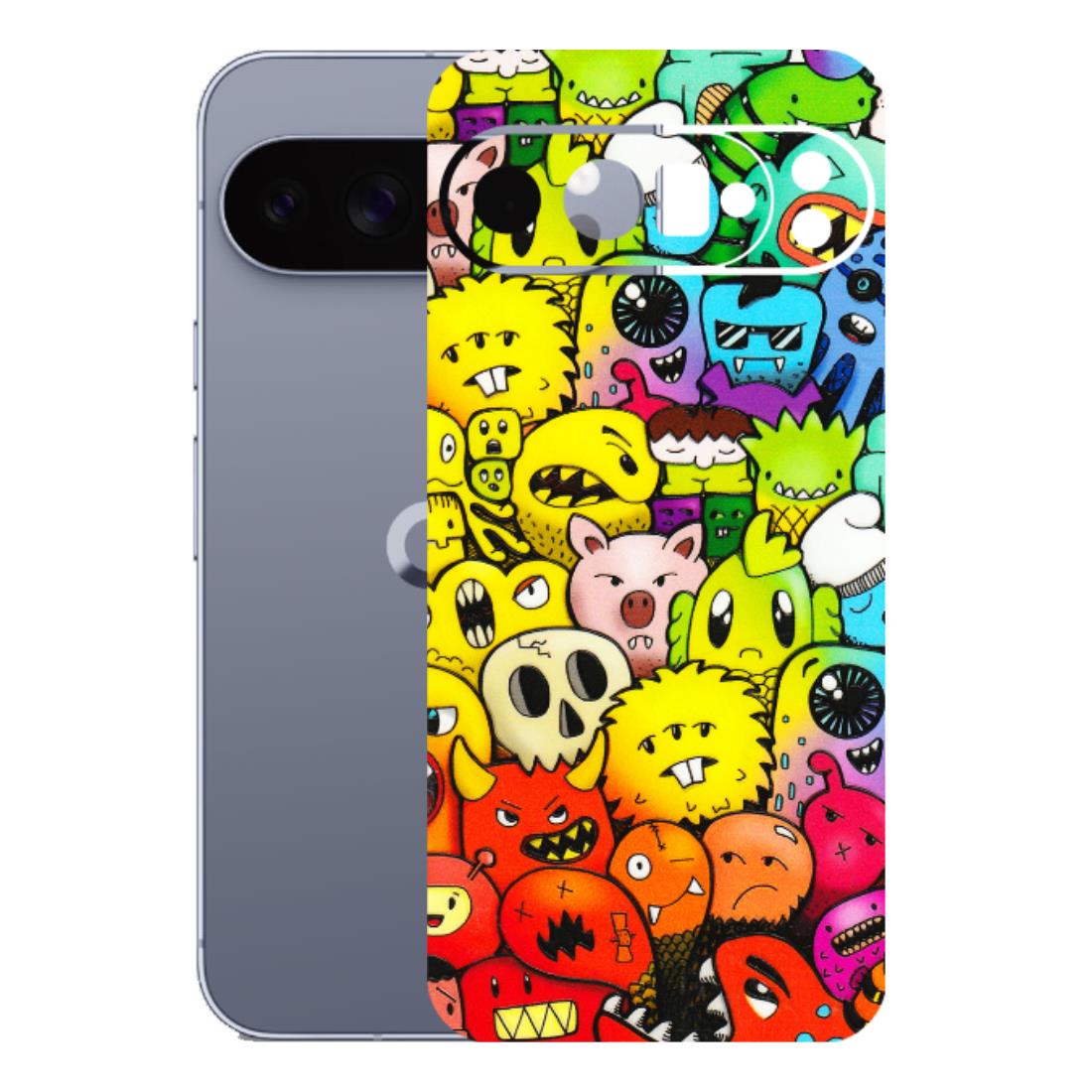 Google Pixel Phone Skins (All Models) - Angry Funkies - 3D Embossed Finish (L-169) Google Pixel 10 Pro XL