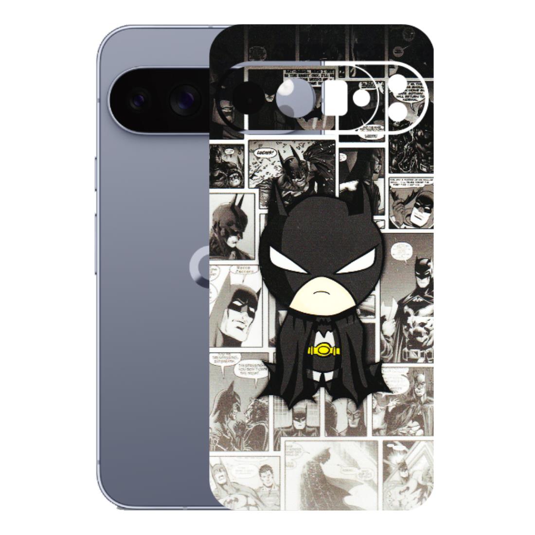 Google Pixel Phone Skins (All Models) - Toon Batman - 3D Embossed Finish (L-182) Google Pixel 10 Pro XL