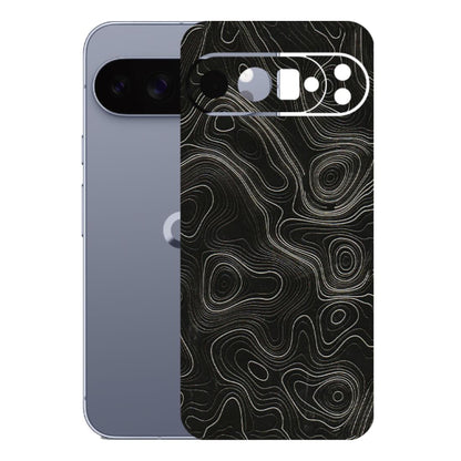 Google Pixel Phone Skins (All Models) - Black Swirl - 3D Embossed Finish (L-196) Google Pixel 10 Pro XL