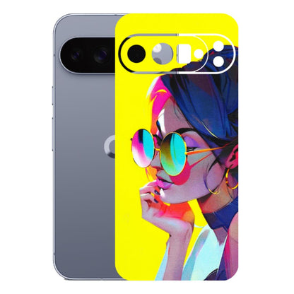 Google Pixel Phone Skins (All Models) - Bold Stylish Girl - 3D Embossed Finish (L-222) Google Pixel 10 Pro XL