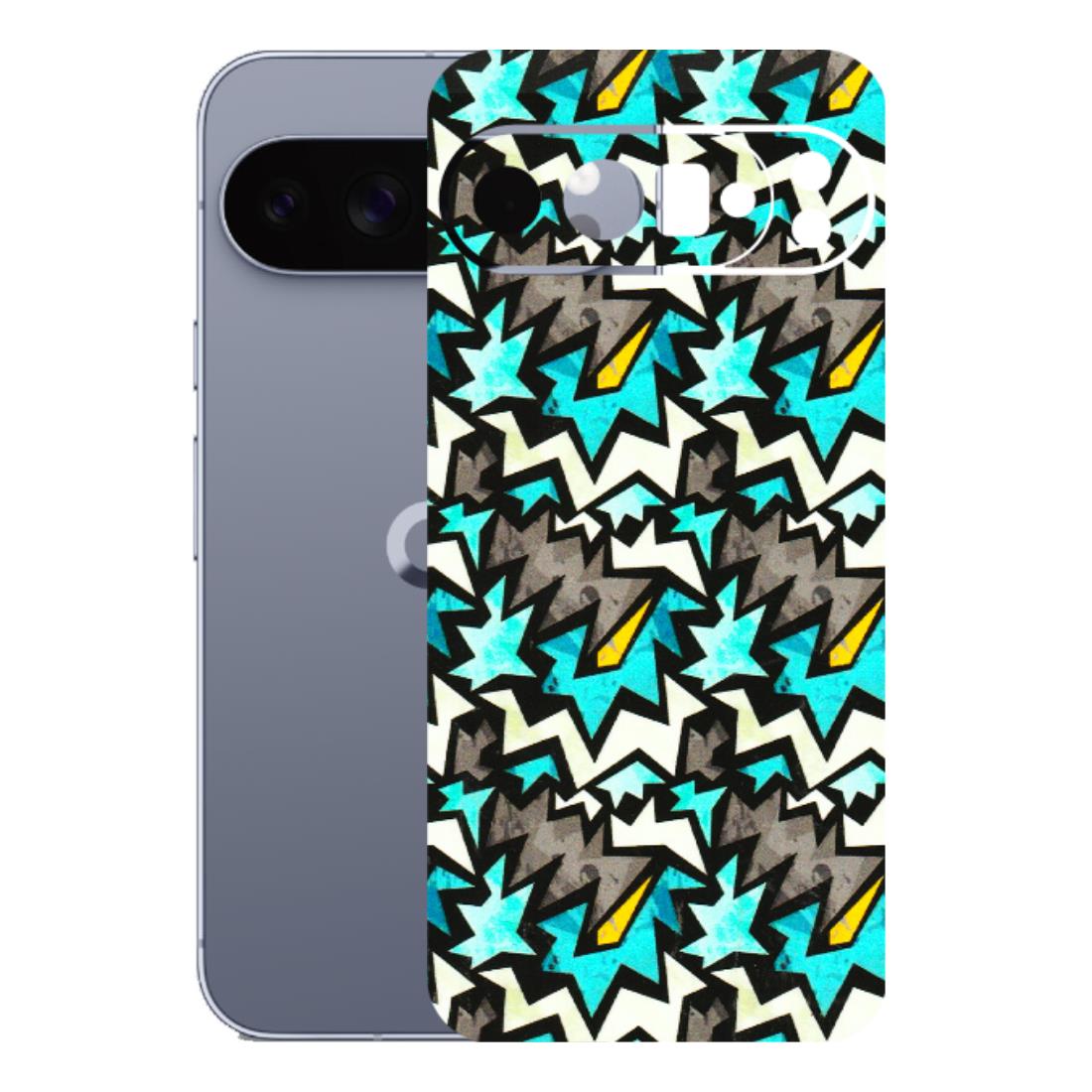 Google Pixel Phone Skins (All Models) - Funky Zig Zag - 3D Embossed Finish (L-223) Google Pixel 10 Pro XL