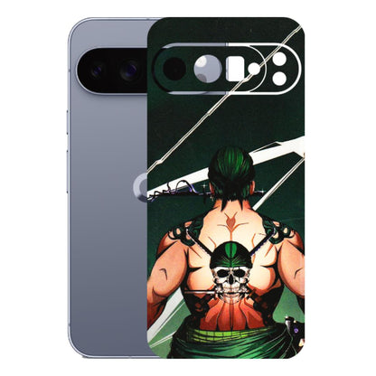 Google Pixel Phone Skins (All Models) - Zoro Anime - 3D Embossed Finish (L-23) Google Pixel 10 Pro XL