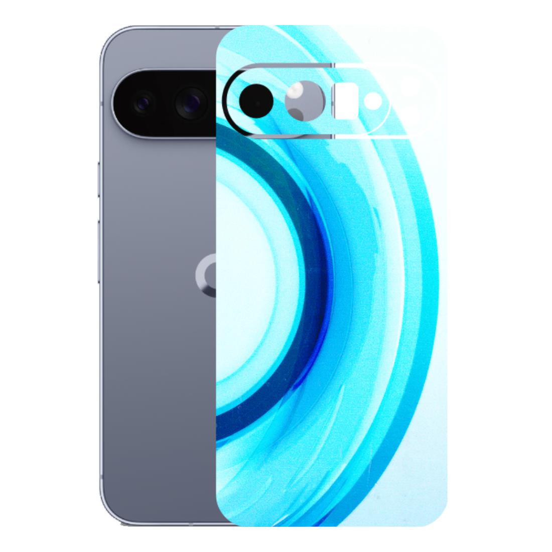 Google Pixel Phone Skins (All Models) - The Blue Curve - 3D Embossed Finish (L-244) Google Pixel 10 Pro XL