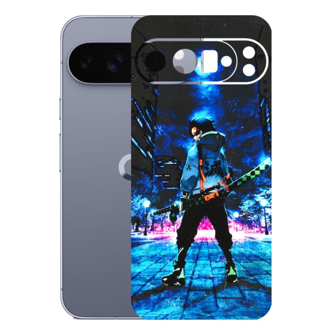 Google Pixel Phone Skins (All Models) - Demon Slayer Sword - 3D Embossed Finish (L-247) Google Pixel 10 Pro XL