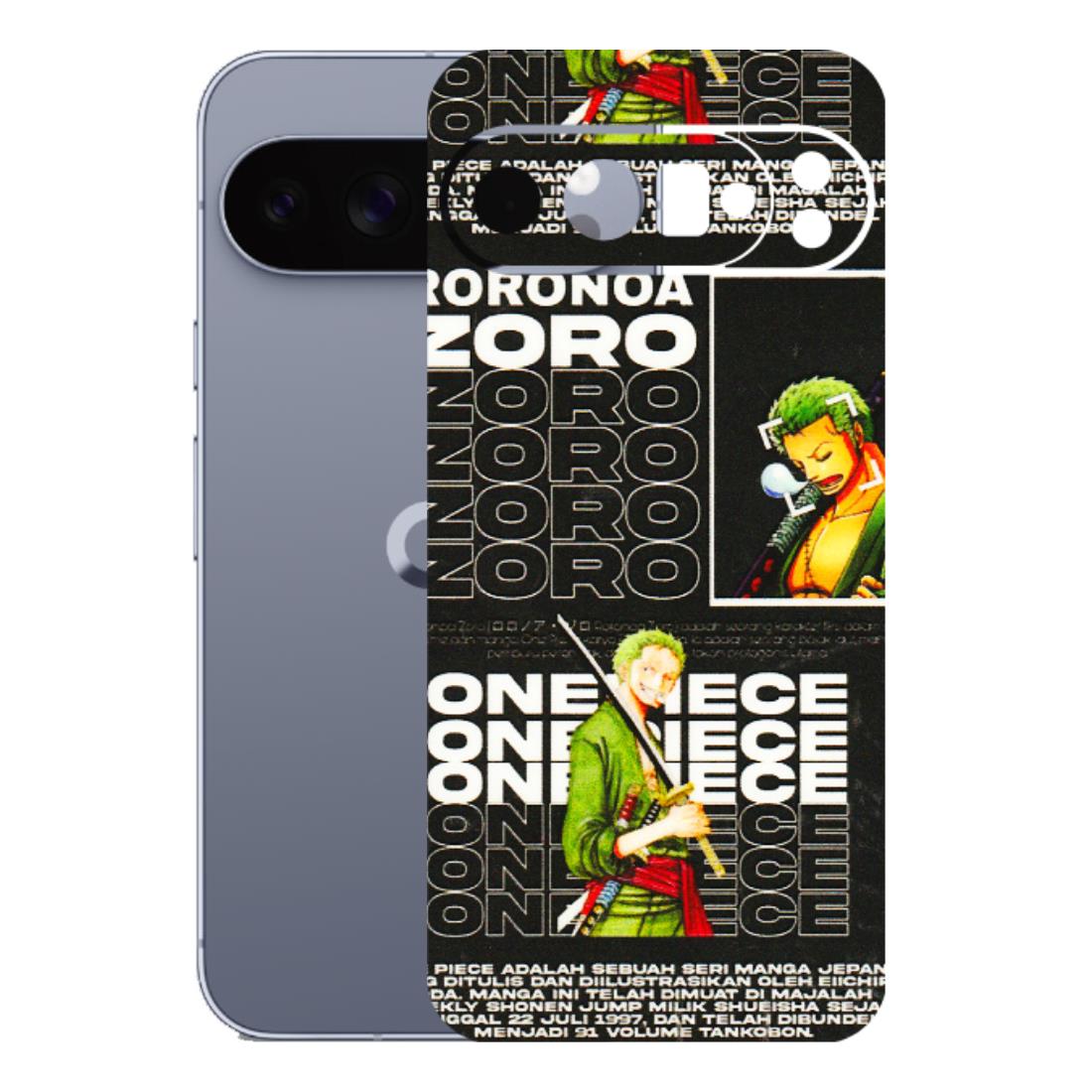 Google Pixel Phone Skins (All Models) - One Piece Zoro - 3D Embossed Finish (L-250) Google Pixel 10 Pro XL