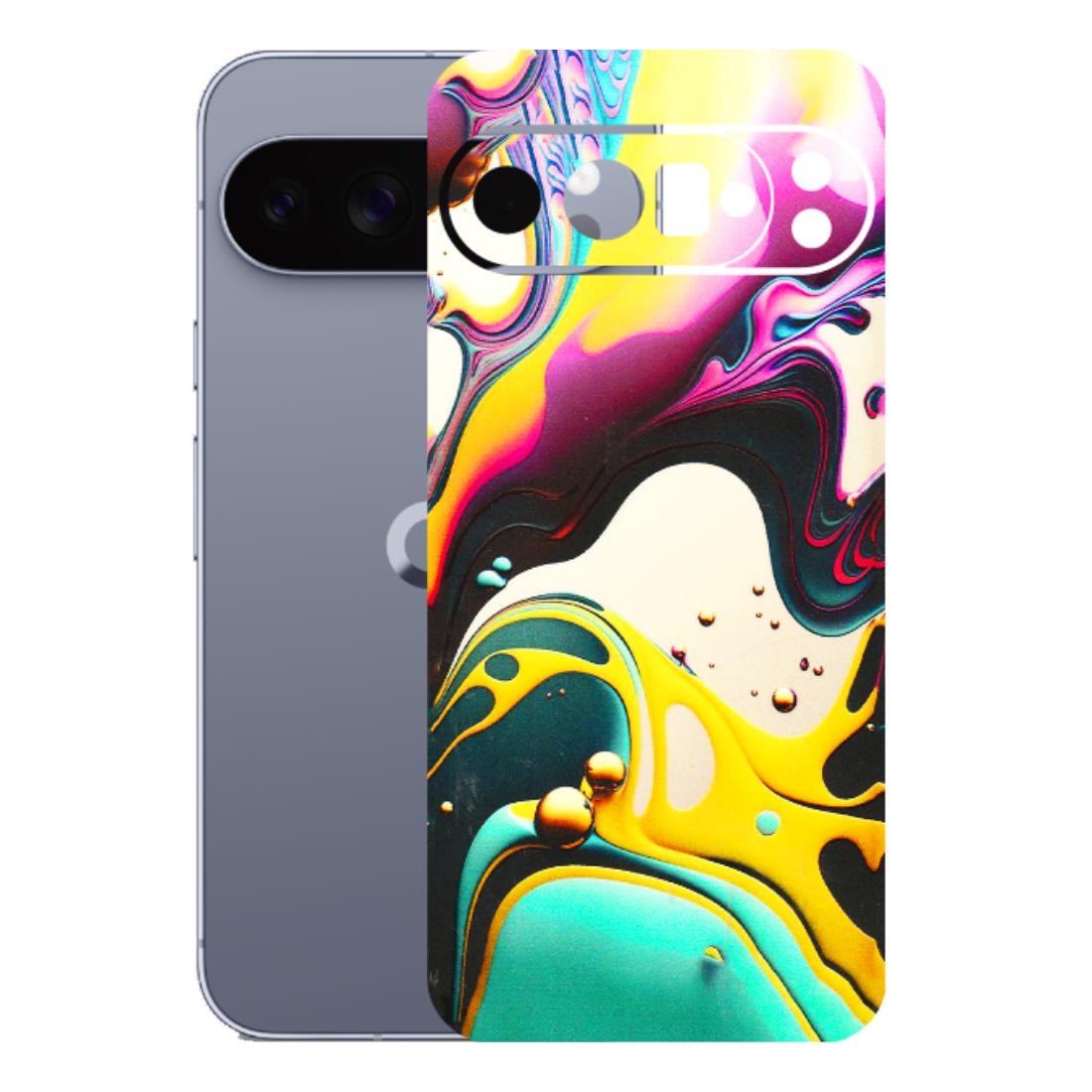 Google Pixel Phone Skins (All Models) - Multicolor Abstract pattern - 3D Embossed Finish (L-254) Google Pixel 10 Pro XL
