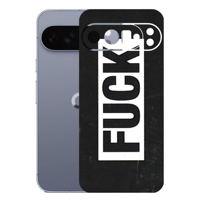 Google Pixel Phone Skins (All Models) - The F Word - 3D Embossed Finish (L-255) Google Pixel 10 Pro XL