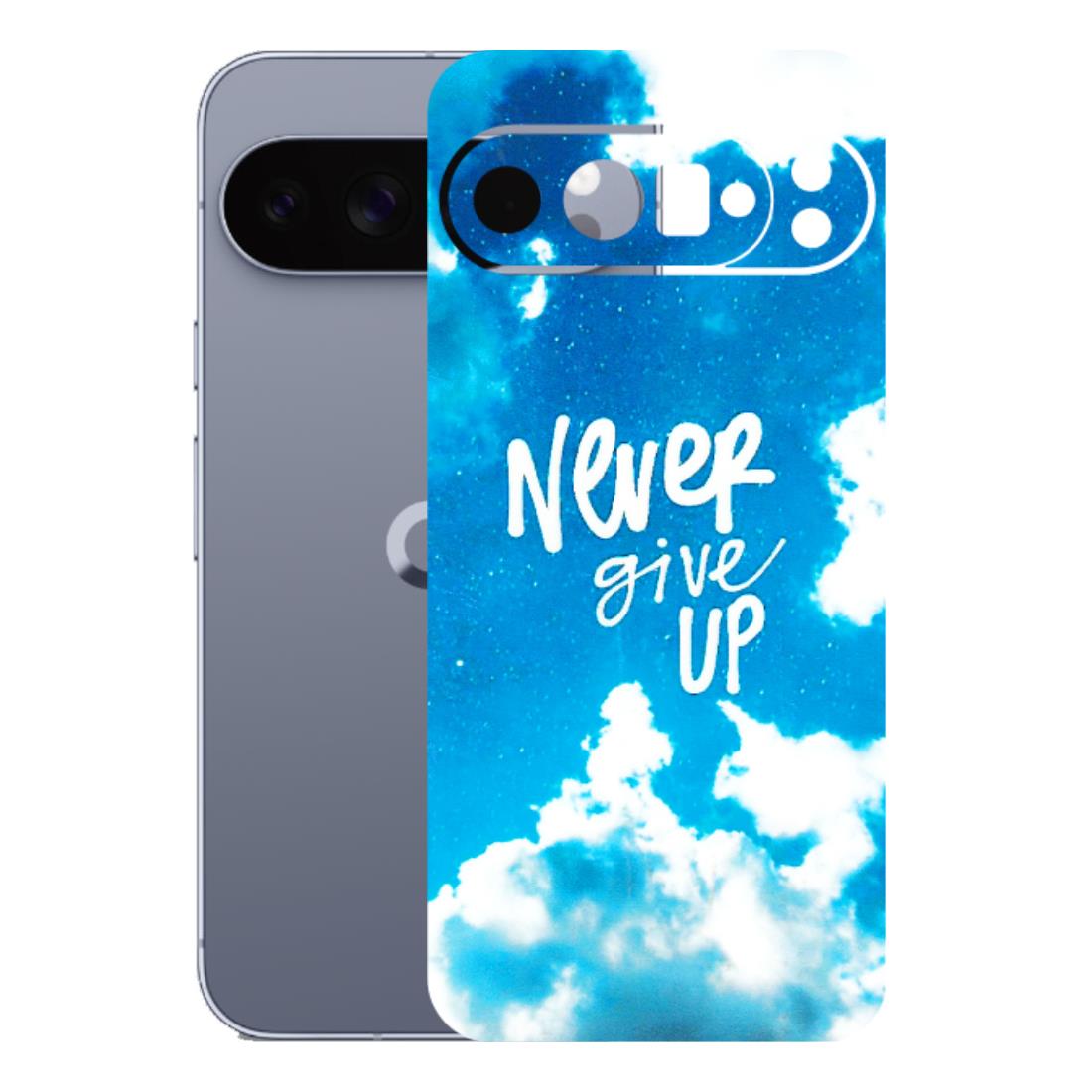 Google Pixel Phone Skins (All Models) - Never Give Up - 3D Embossed Finish (L-279) Google Pixel 10 Pro XL