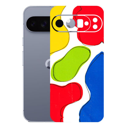 Google Pixel Phone Skins (All Models) - RGB Colour Paint - 3D Embossed Finish (L-284) Google Pixel 10 Pro XL