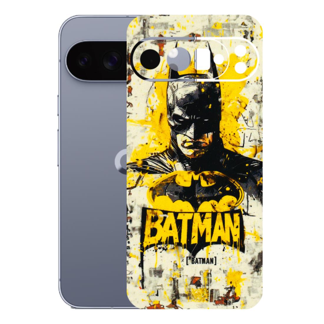 Google Pixel Phone Skins (All Models) - Batman Yellow BT - 3D Embossed Finish (L-304) Google Pixel 10 Pro XL