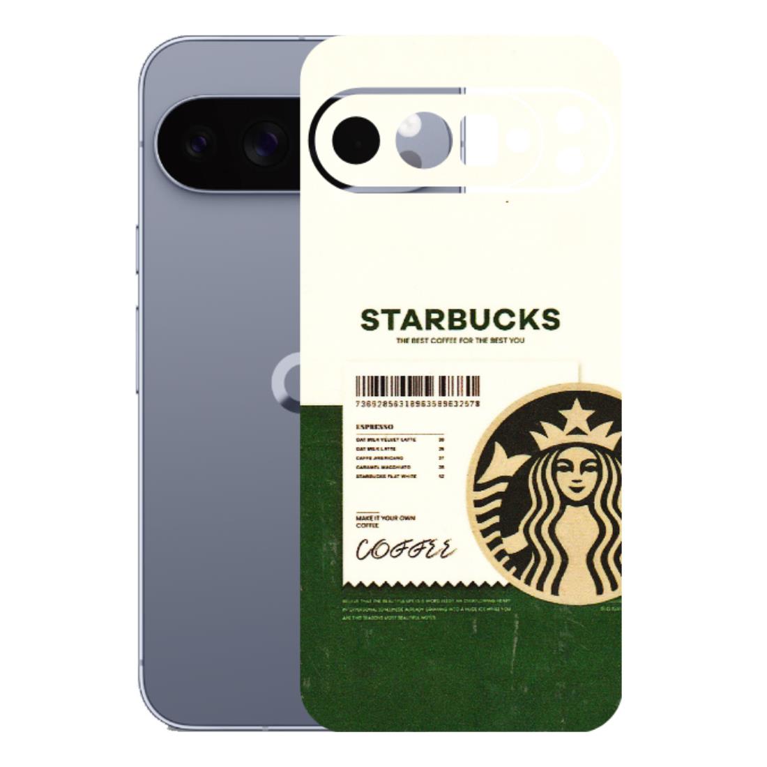 Google Pixel Phone Skins (All Models) - Starbucks Barcode - 3D Embossed Finish (L-308) Google Pixel 10 Pro XL