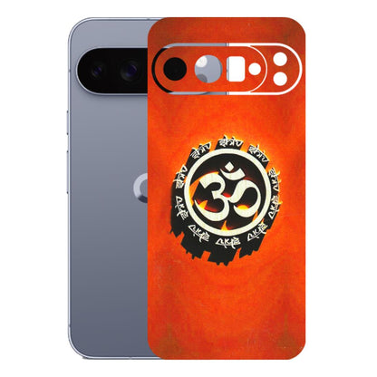 Google Pixel Phone Skins (All Models) - Aum Shiv Orange - 3D Embossed Finish (L-32) Google Pixel 10 Pro XL