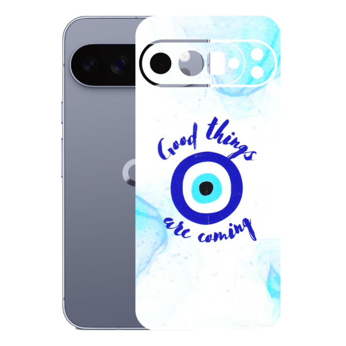 Google Pixel Phone Skins (All Models) - Evil Eye Good Things Are Coming - 3D Embossed Finish (L-322) Google Pixel 10 Pro XL