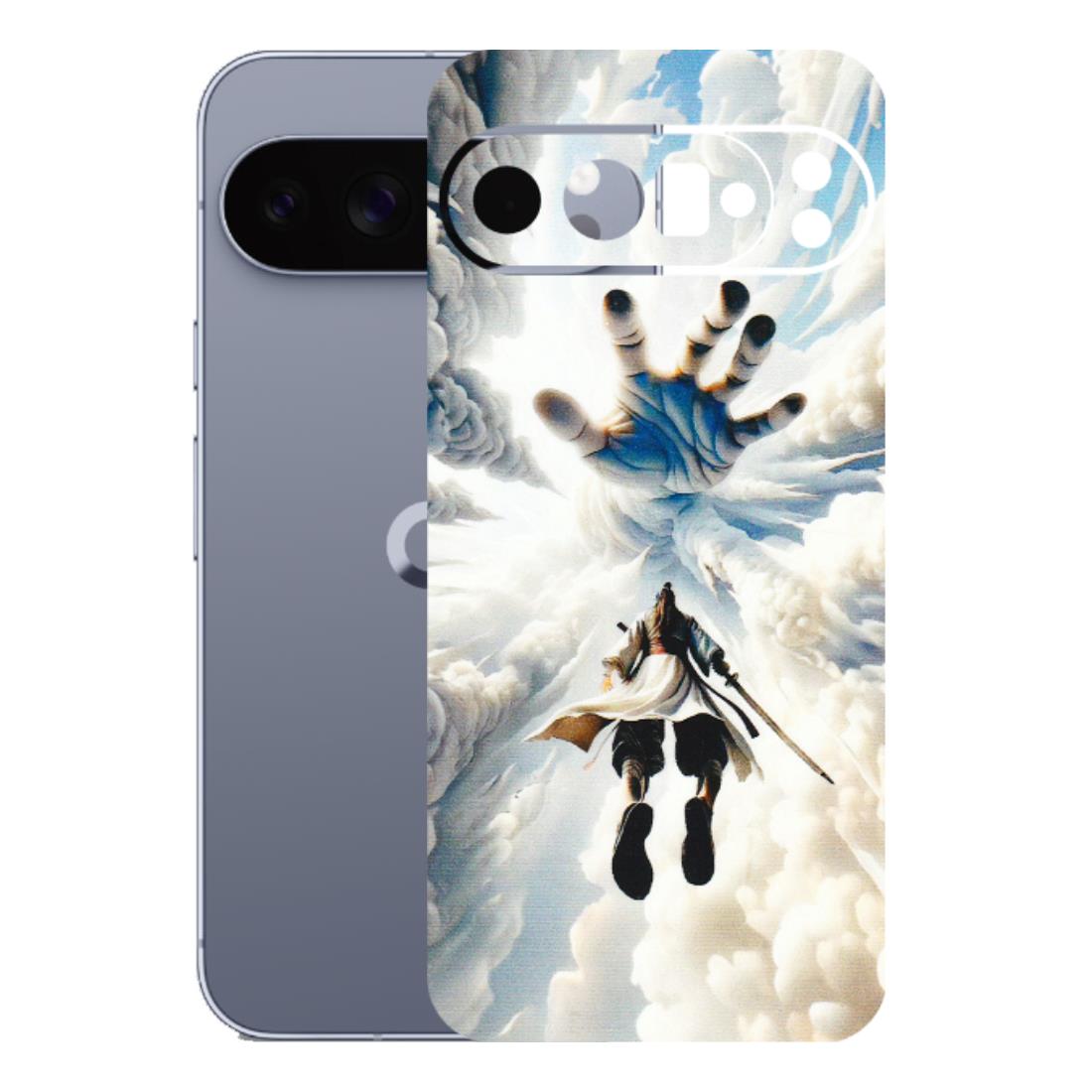 Google Pixel Phone Skins (All Models) - Big Hand With Monkey King - 3D Embossed Finish (L-323) Google Pixel 10 Pro XL