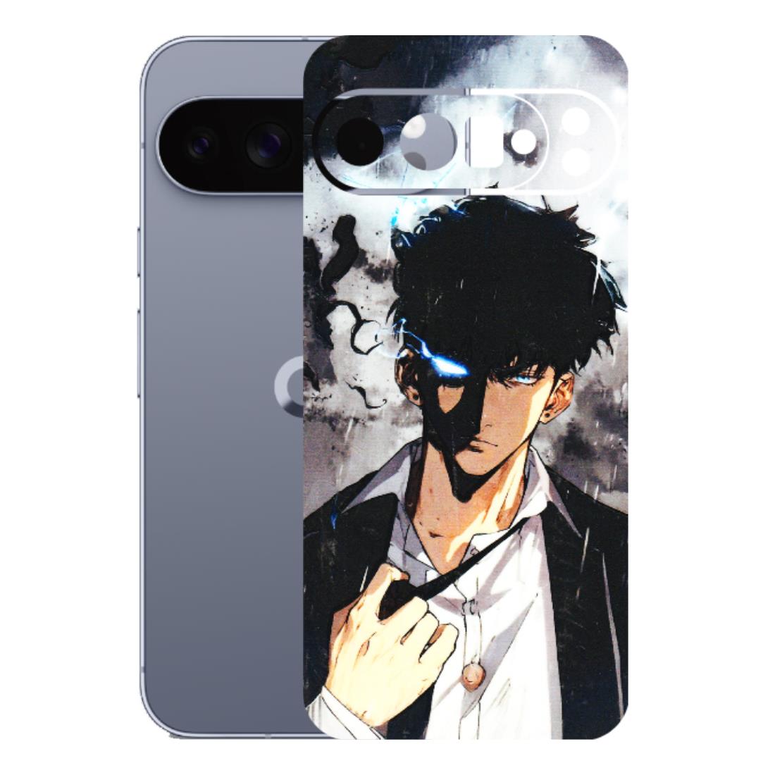 Google Pixel Phone Skins (All Models) - Sung Jinwoo Manhwa Anime - 3D Embossed Finish (L-328) Google Pixel 10 Pro XL