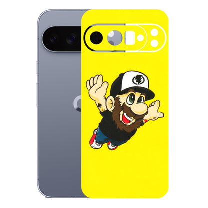 Google Pixel Phone Skins (All Models) - Flying Beardo - 3D Embossed Finish (L-60) Google Pixel 10 Pro XL