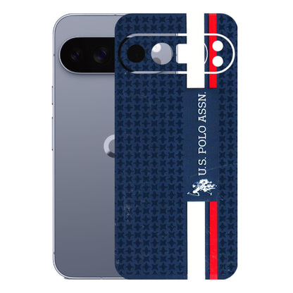 Google Pixel Phone Skins (All Models) - US POLO Designer Brand - 3D Embossed Finish (L-65) Google Pixel 10 Pro XL