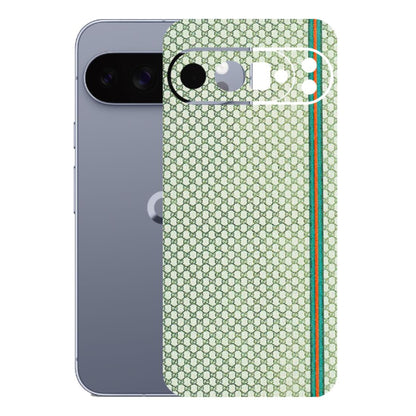 Google Pixel Phone Skins (All Models) - Gucci Fabric Pattern - 3D Embossed Finish (L-73) Google Pixel 10 Pro XL