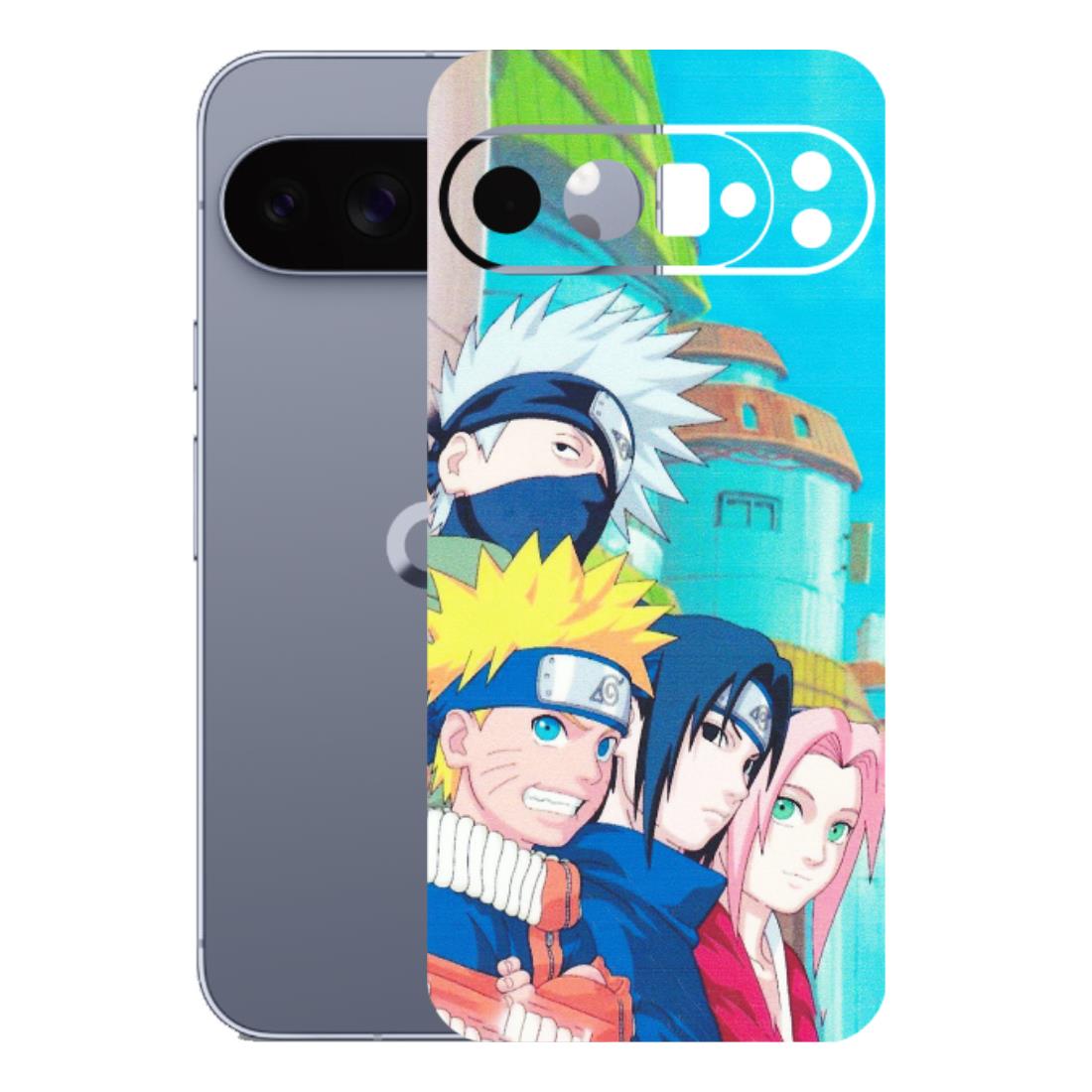 Google Pixel Phone Skins (All Models) - Team Minato And Kakashi - Matte Finish (M-101) Google Pixel 10 Pro XL
