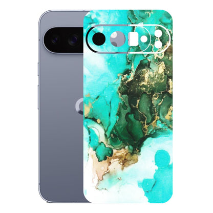 Google Pixel Phone Skins (All Models) - The Blue Gold Marble - Matte Finish (M-124) Google Pixel 10 Pro XL