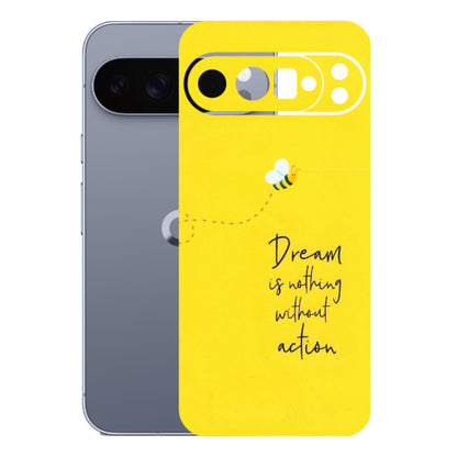 Google Pixel Phone Skins (All Models) - Dream Is Nothing Without Action - Matte Finish (M-138) Google Pixel 10 Pro XL