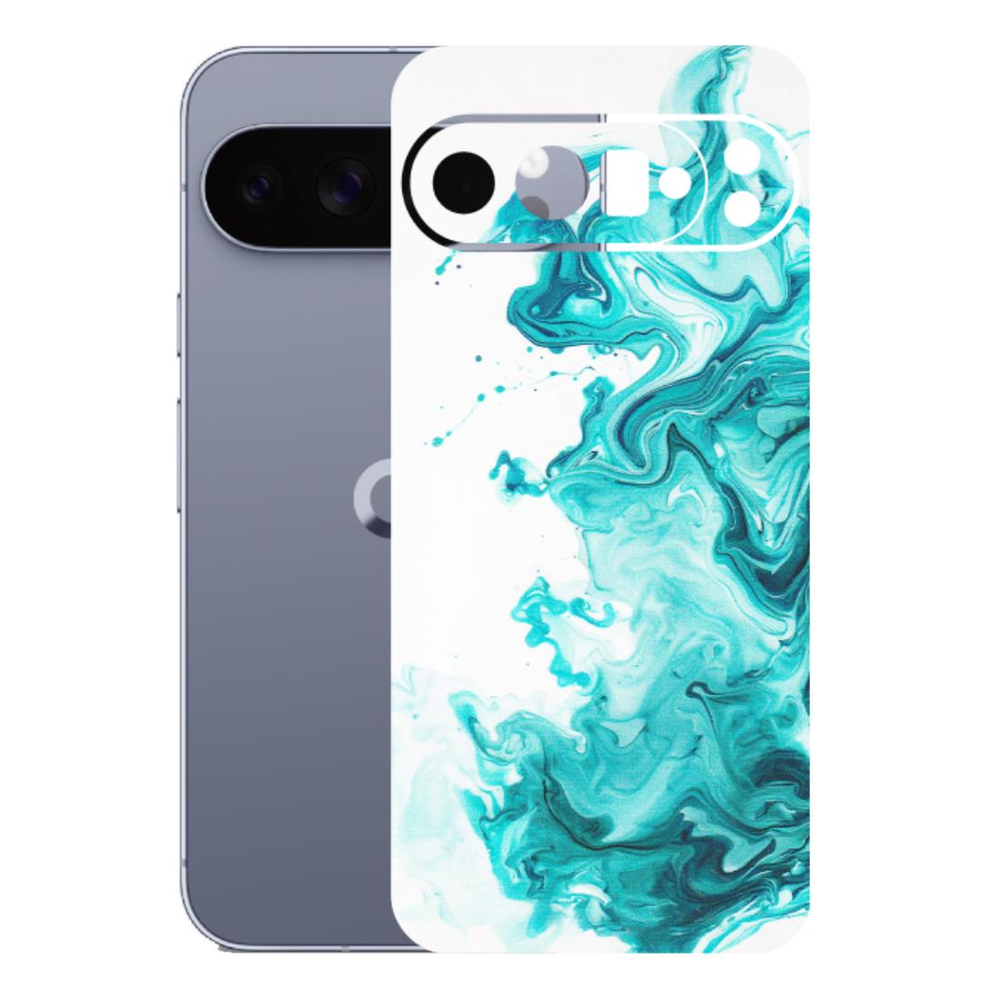 Google Pixel Phone Skins (All Models) - Sky Blue Abstract Colour - Matte Finish (M-146) Google Pixel 10 Pro XL
