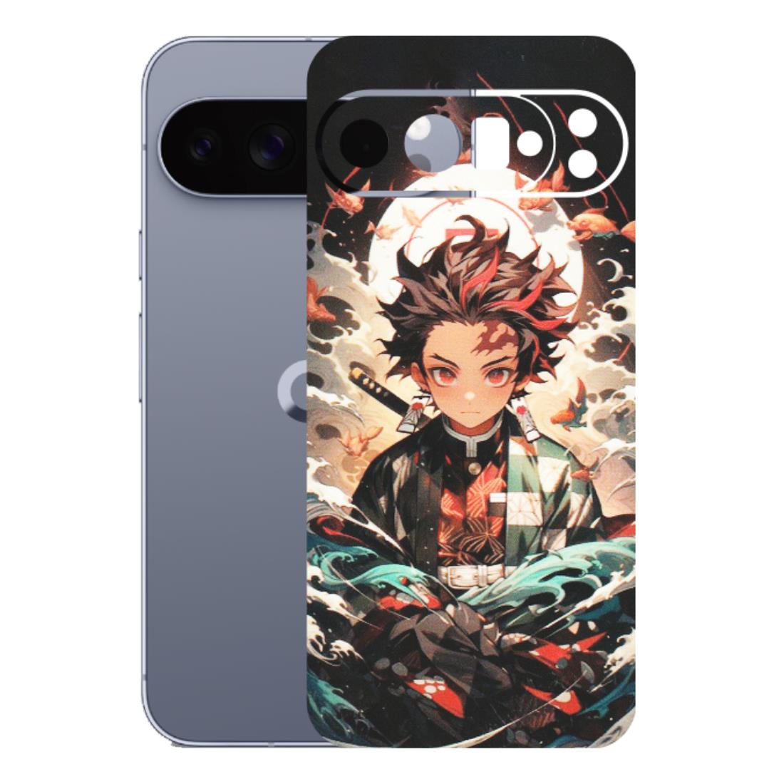 Google Pixel Phone Skins (All Models) - Tanjiro Demon Slayer Anime - Matte Finish (M-158) Google Pixel 10 Pro XL