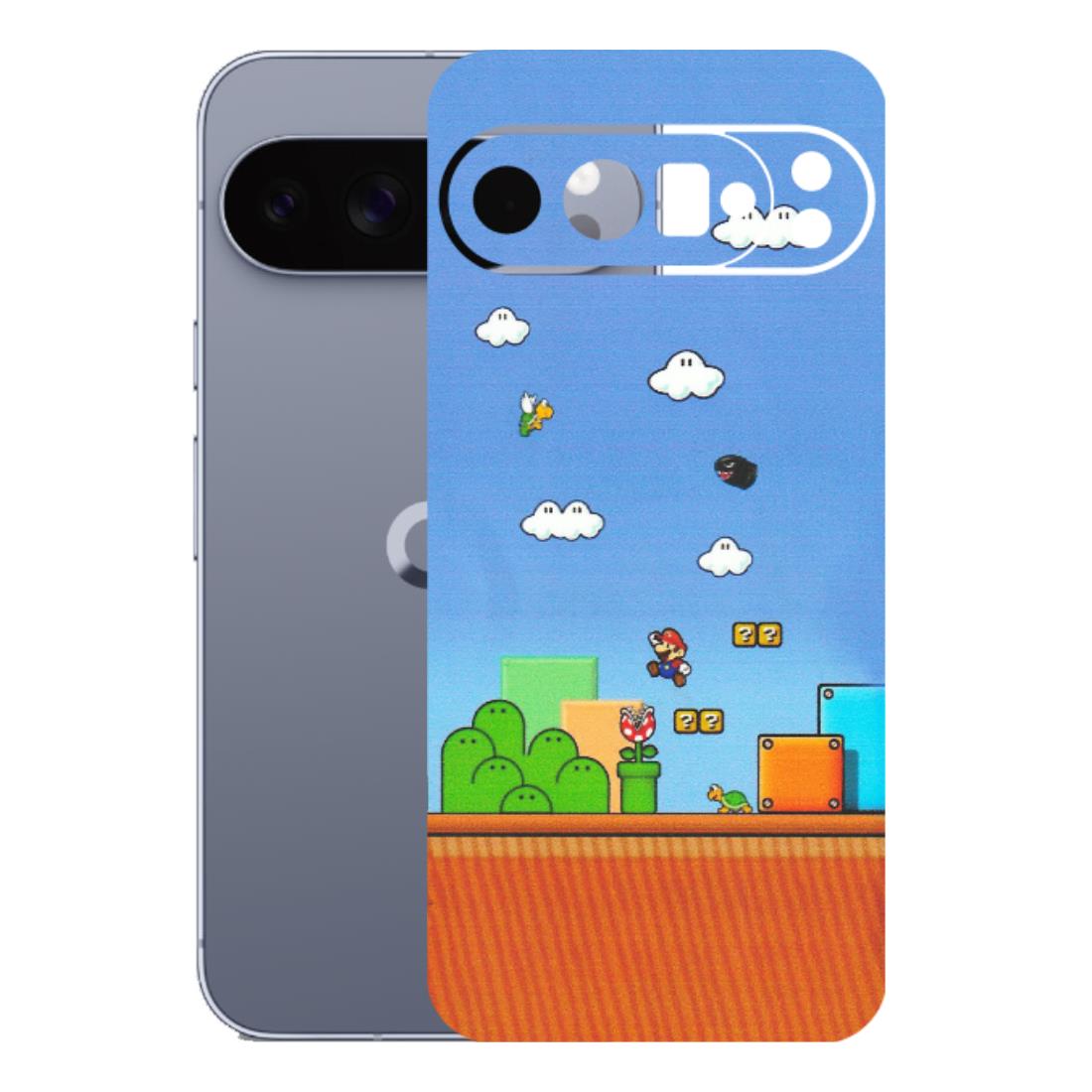 Google Pixel Phone Skins (All Models) - Mario Game Scene - Matte Finish (M-24) Google Pixel 10 Pro XL