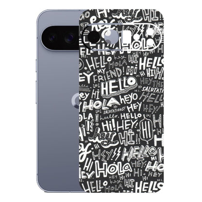 Google Pixel Phone Skins (All Models) - Hi Hello Doodles - Matte Finish (M-25) Google Pixel 10 Pro XL