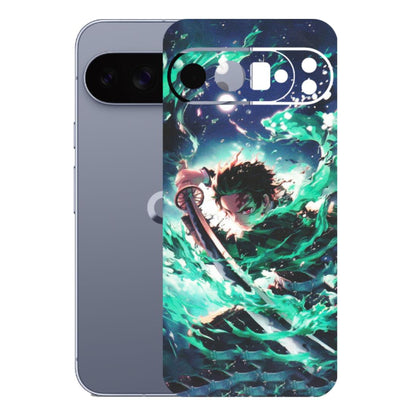 Google Pixel Phone Skins (All Models) - Sword Fighter Anime - Matte Finish (M-29) Google Pixel 10 Pro XL