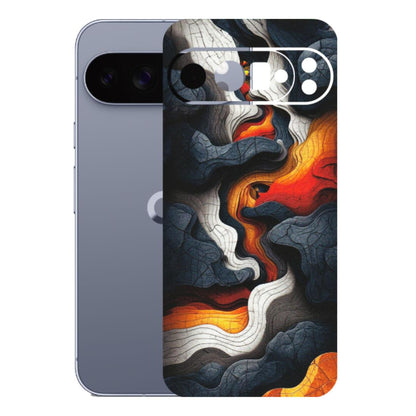 Google Pixel Phone Skins (All Models) - Abstract Volcanic Layers - Matte Finish (M-52) Google Pixel 10 Pro XL