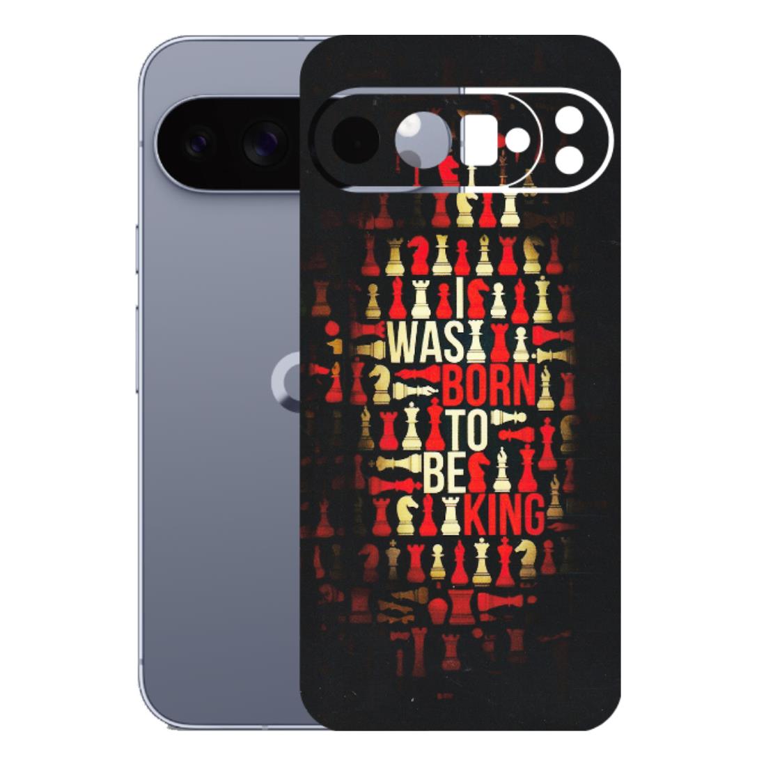 Google Pixel Phone Skins (All Models) - Born To Be King - Matte Finish (M-73) Google Pixel 10 Pro XL