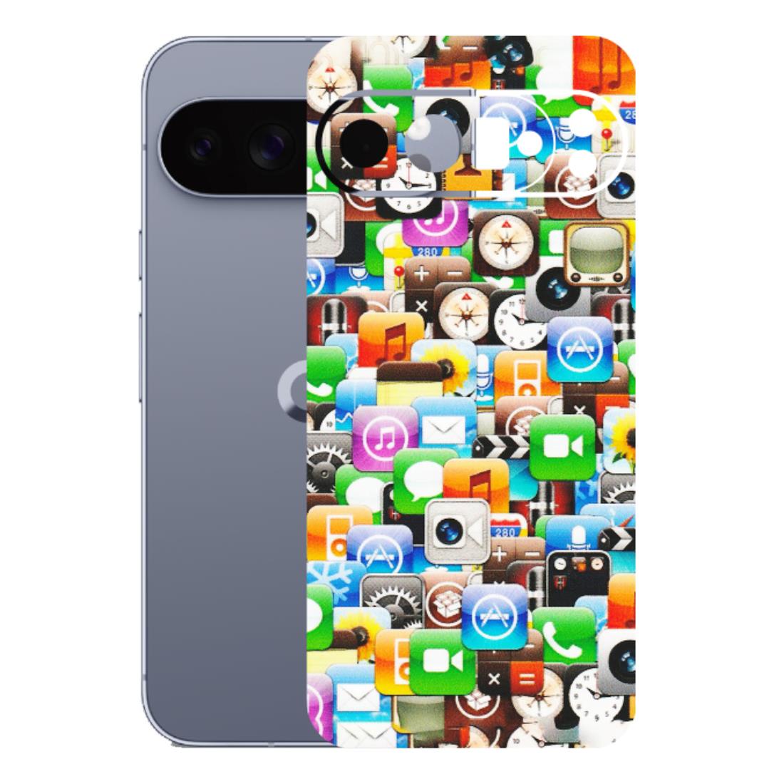 Google Pixel Phone Skins (All Models) - All Apple Icons - Matte Finish (M-93) Google Pixel 10 Pro XL