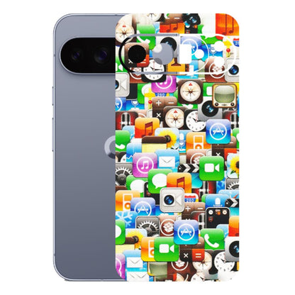 Google Pixel Phone Skins (All Models) - All Apple Icons - Matte Finish (M-93) Google Pixel 10 Pro XL