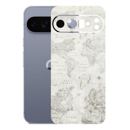 Google Pixel Phone Skins (All Models) - World Travel Map - Transparent Finish (T-04) Google Pixel 10 Pro XL
