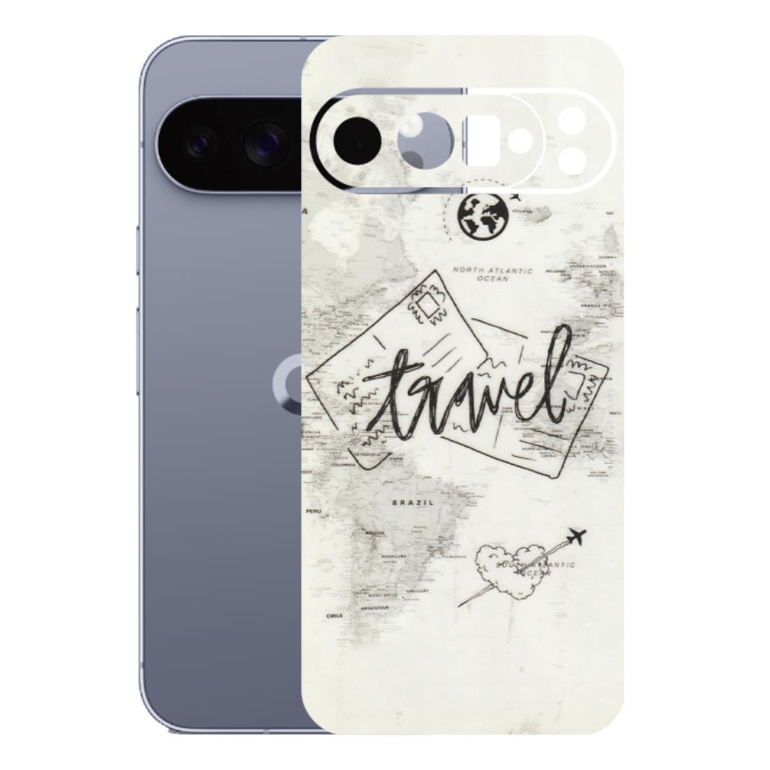 Google Pixel Phone Skins (All Models) - Travel Ticket - Transparent Finish (T-06) Google Pixel 10 Pro XL