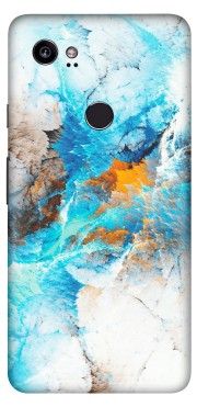 Google Pixel Phone Skins (All Models) - Blue Waves Abstract - Matte Finish (M-19) Google Pixel 2 XL