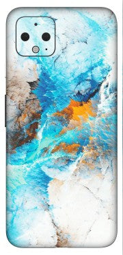 Google Pixel Phone Skins (All Models) - Blue Waves Abstract - Matte Finish (M-19) Google Pixel 4