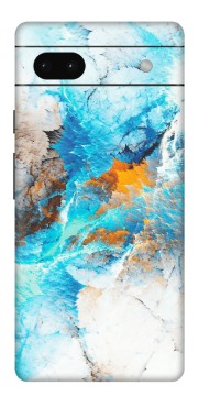 Google Pixel Phone Skins (All Models) - Blue Waves Abstract - Matte Finish (M-19) Google Pixel 6A 5G