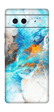 Google Pixel Phone Skins (All Models) - Blue Waves Abstract - Matte Finish (M-19) Google Pixel 6 5G