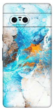 Google Pixel Phone Skins (All Models) - Blue Waves Abstract - Matte Finish (M-19) Google Pixel 7 5G