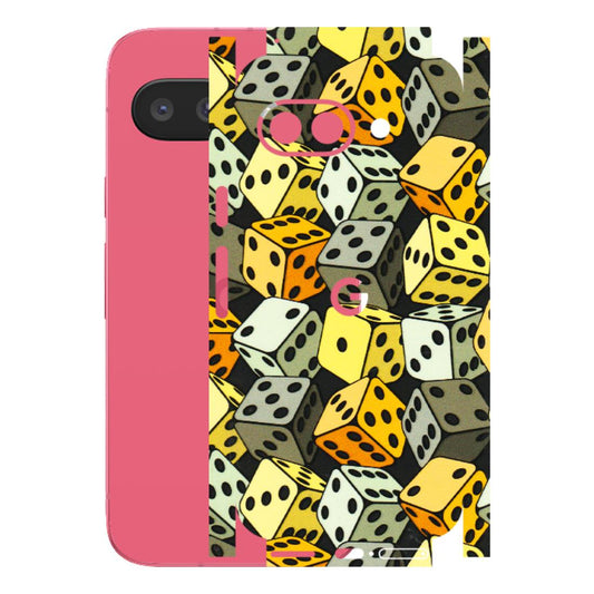Google Pixel Phone Skins (All Models) - Dices Of Life - 3D Embossed Finish (L-04) Google Pixel 9A