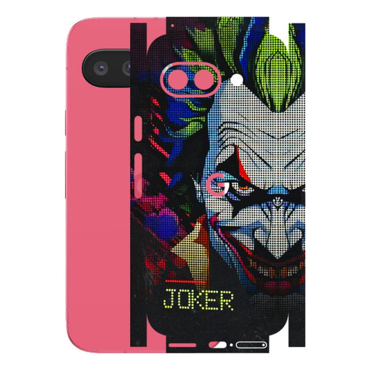 Google Pixel Phone Skins (All Models) - Joker Dot Matrix - 3D Embossed Finish (L-08) Google Pixel 9A