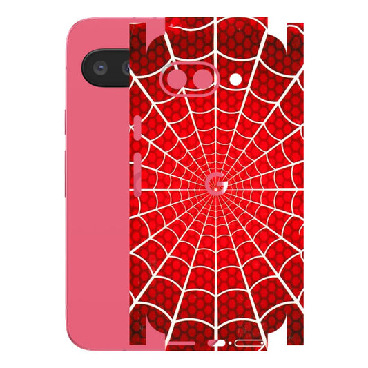 Google Pixel Phone Skins (All Models) - Classic Spidey Web - 3D Embossed Finish (L-115) Google Pixel 9A