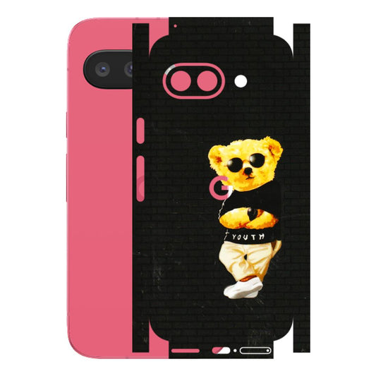 Google Pixel Phone Skins (All Models) - Classy Teddy Bear - 3D Embossed Finish (L-116) Google Pixel 9A