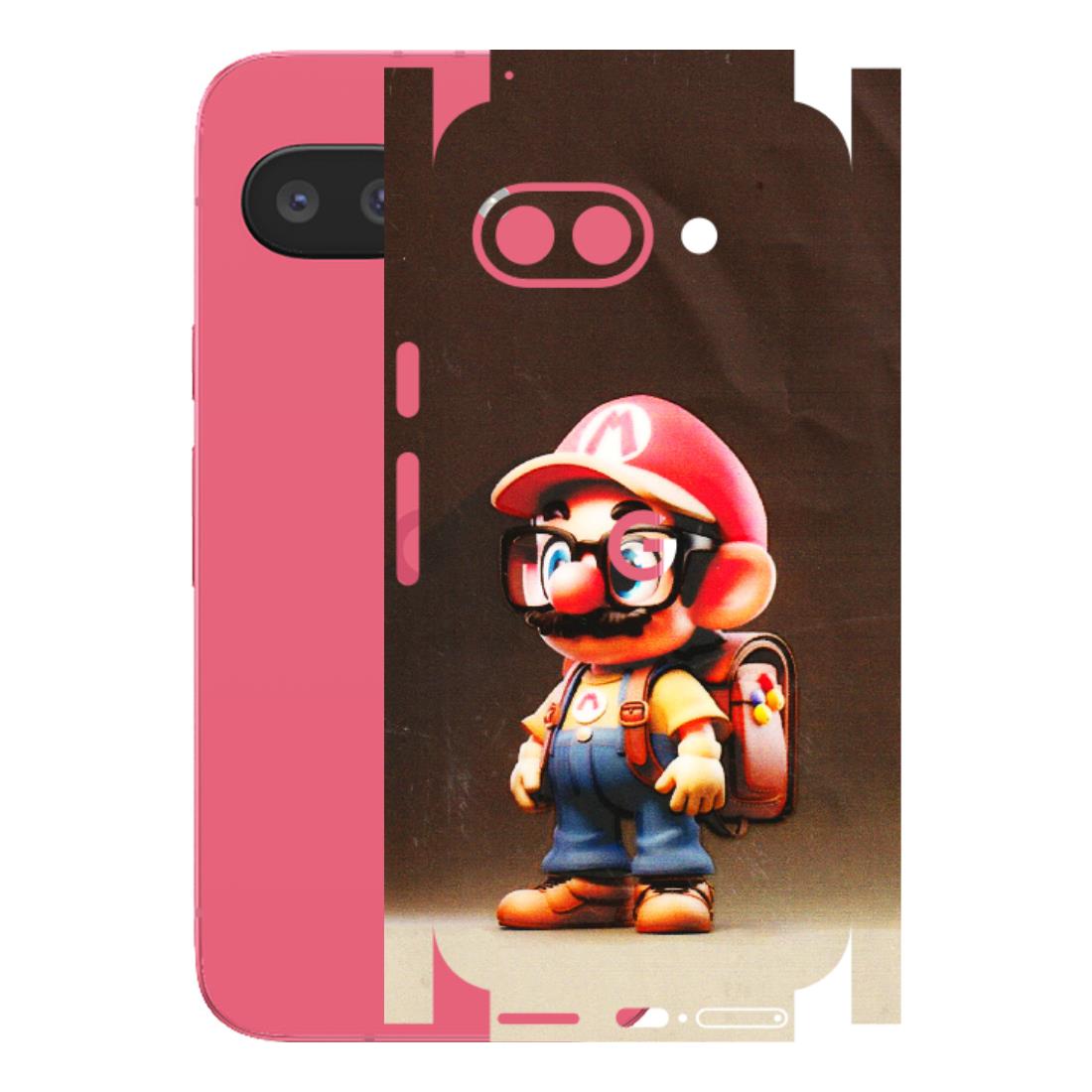 Google Pixel Phone Skins (All Models) - Little Mario - 3D Embossed Finish (L-119) Google Pixel 9A