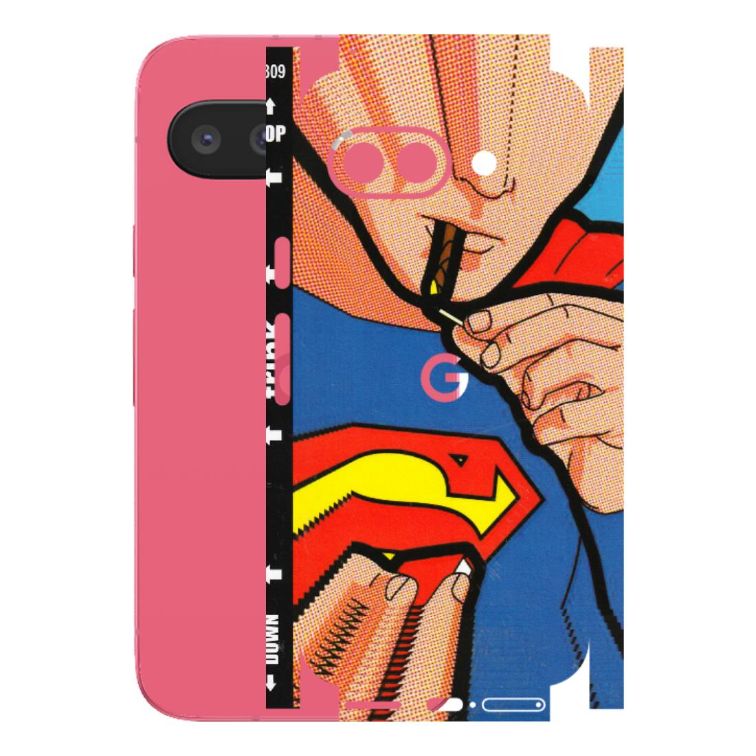 Google Pixel Phone Skins (All Models) - Superman Sutta - 3D Embossed Finish (L-130) Google Pixel 9A